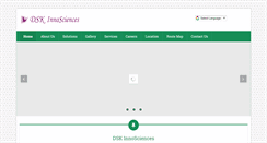 Desktop Screenshot of dskinnosciences.com